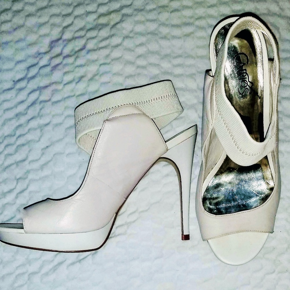 Carlos Santana Spike slingback, peep-toe